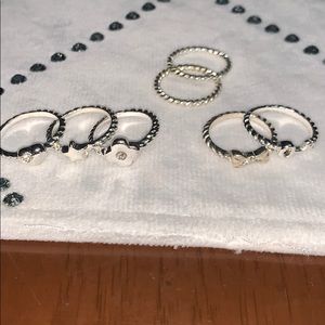 Silver Ring Set